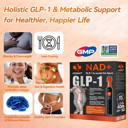 HONXI® 𝑁𝐴𝐷+ 𝐺𝐿𝑃-1 𝗙𝗶𝗴𝘂𝗿𝗲-𝗦𝗰𝘂𝗹𝗽𝘁𝗶𝗻𝗴 𝗗𝗿𝗼𝗽𝘀 - 𝑆𝑢𝑖𝑡𝑎𝑏𝑙𝑒 𝑓𝑜𝑟 𝑜𝑏𝑒𝑠𝑖𝑡𝑦, 𝑑𝑖𝑎𝑏𝑒𝑡𝑒𝑠, 𝑐𝑎𝑟𝑑𝑖𝑜𝑣𝑎𝑠𝑐𝑢𝑙𝑎𝑟 𝑑𝑖𝑠𝑒𝑎𝑠𝑒𝑠